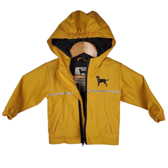 The Black Dog Brand Yellow Toddler Rain Jacket. 12 M. 0155 - Picture 1 of 10